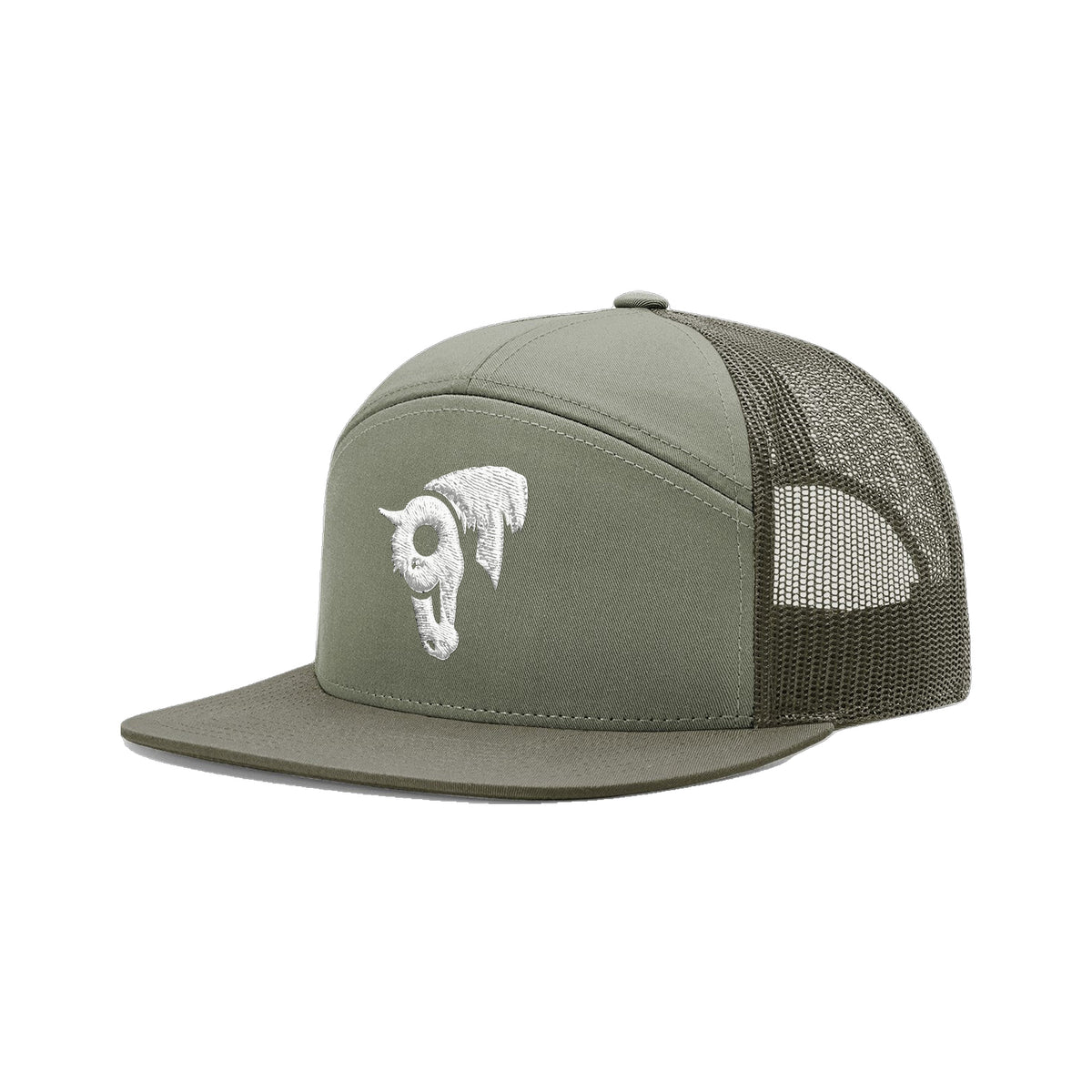 9T Horse Richardson 168 Hat / Loden / White / angle on white