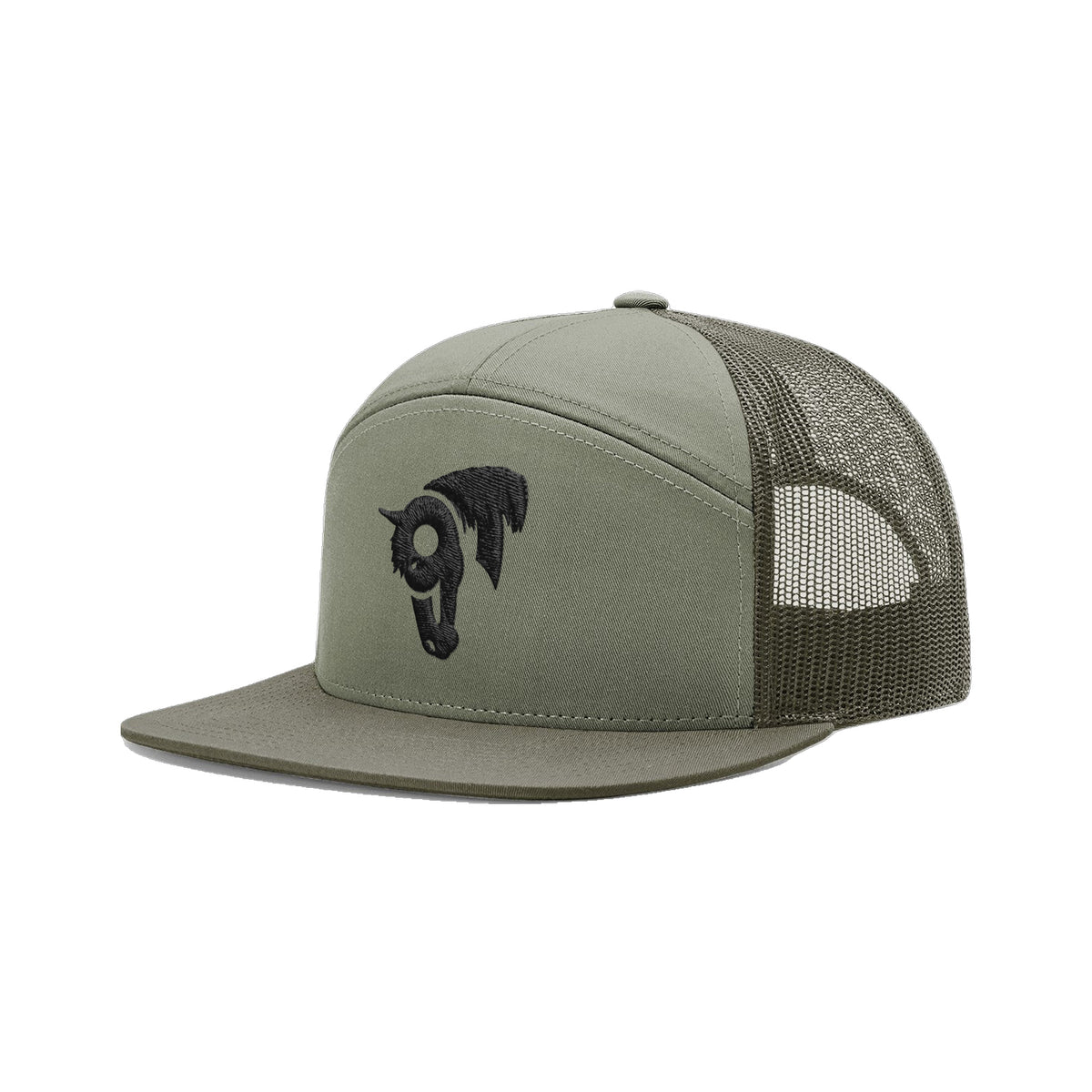 9T Horse Richardson 168 Hat / Loden / Black / angle on white