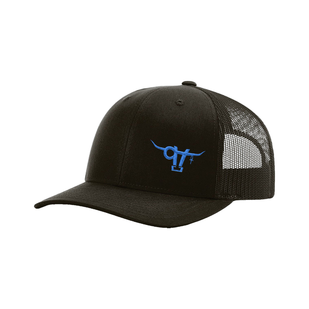 SwingN9T Bull Richardson 112 Hat / Coffee / Blue / angle on white