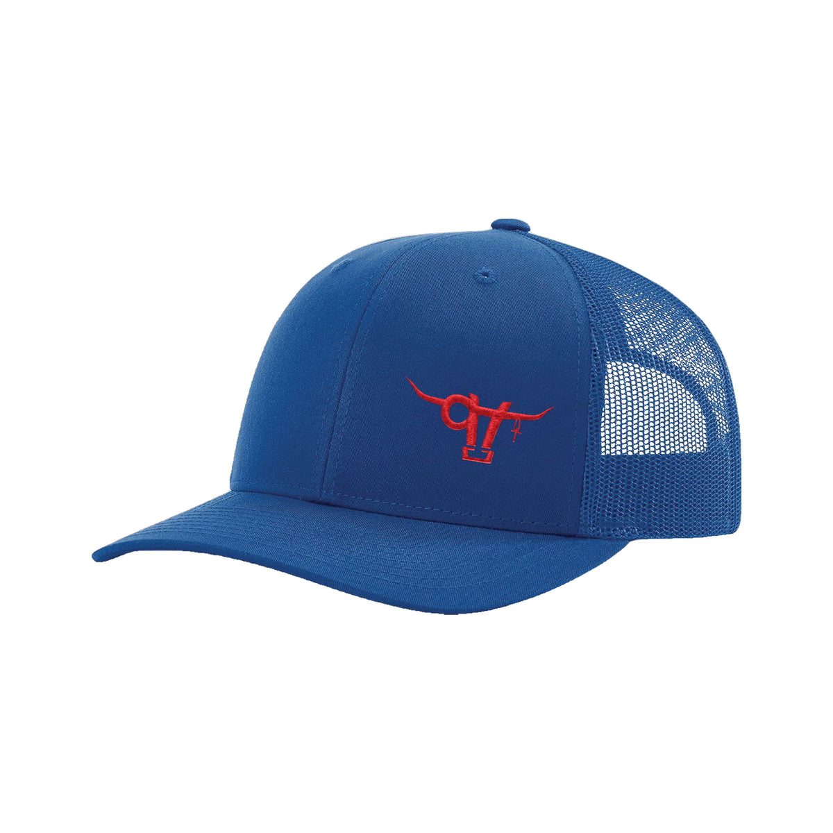 SwingN9T Bull Richardson 112 Hat / Blue / Red / angle on white