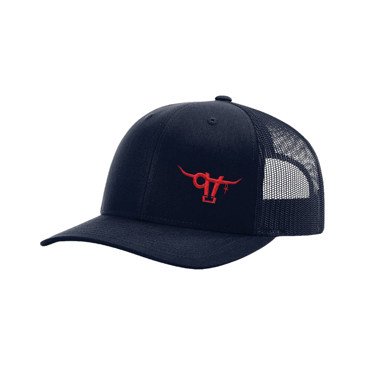 SwingN9T Bull Richardson 112 Hat / Navy / Red / angle on white