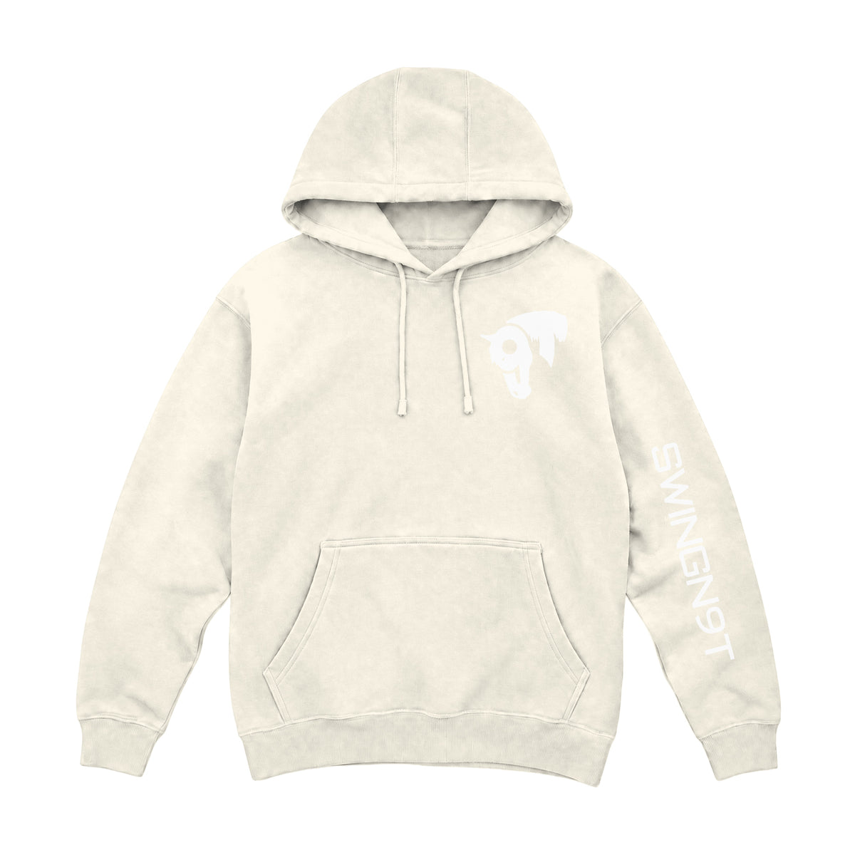 Welder Hoodie / Tofu / front on white