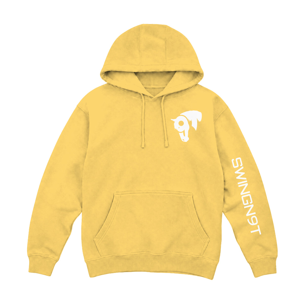Welder Hoodie / Antique Gold / front on white