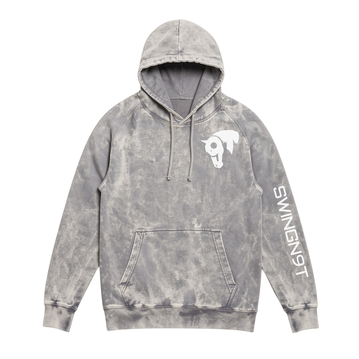 Welder Hoodie / Cloud Rock / front on white