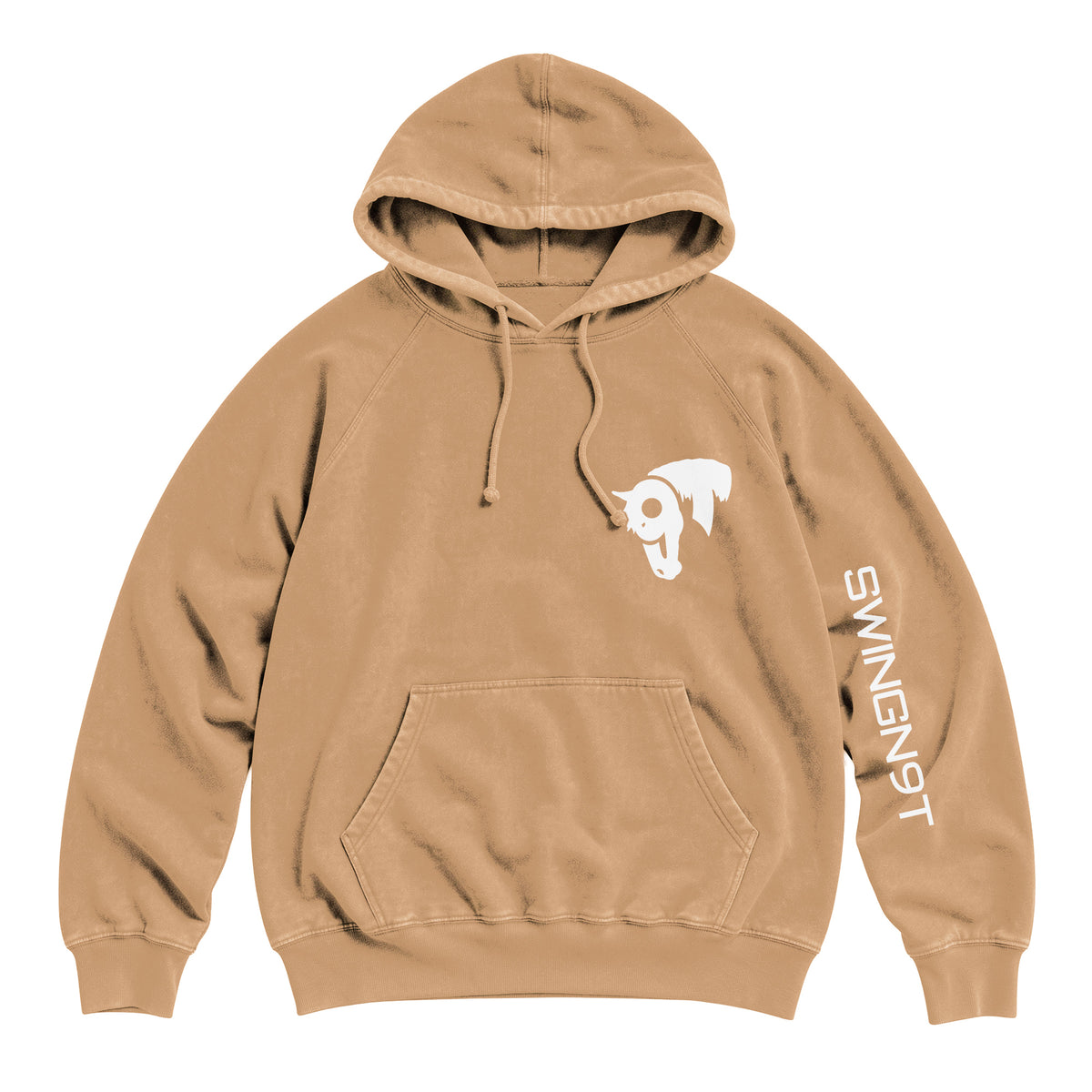 Welder Hoodie / Vintage Camel / front on white