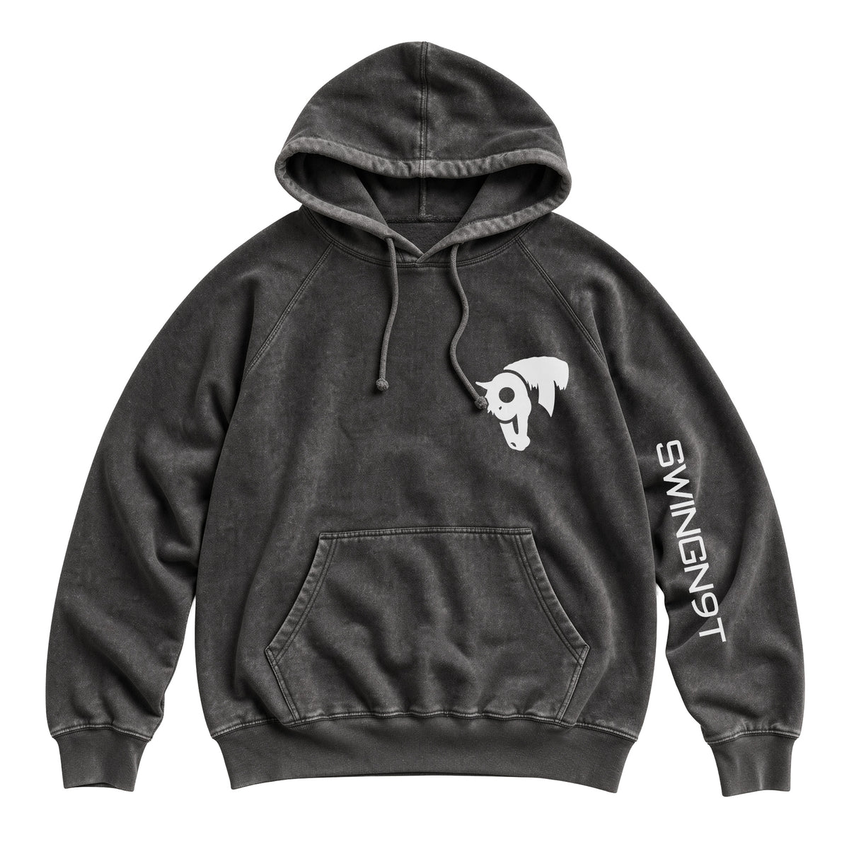 Welder Hoodie / Vintage Black / front on white
