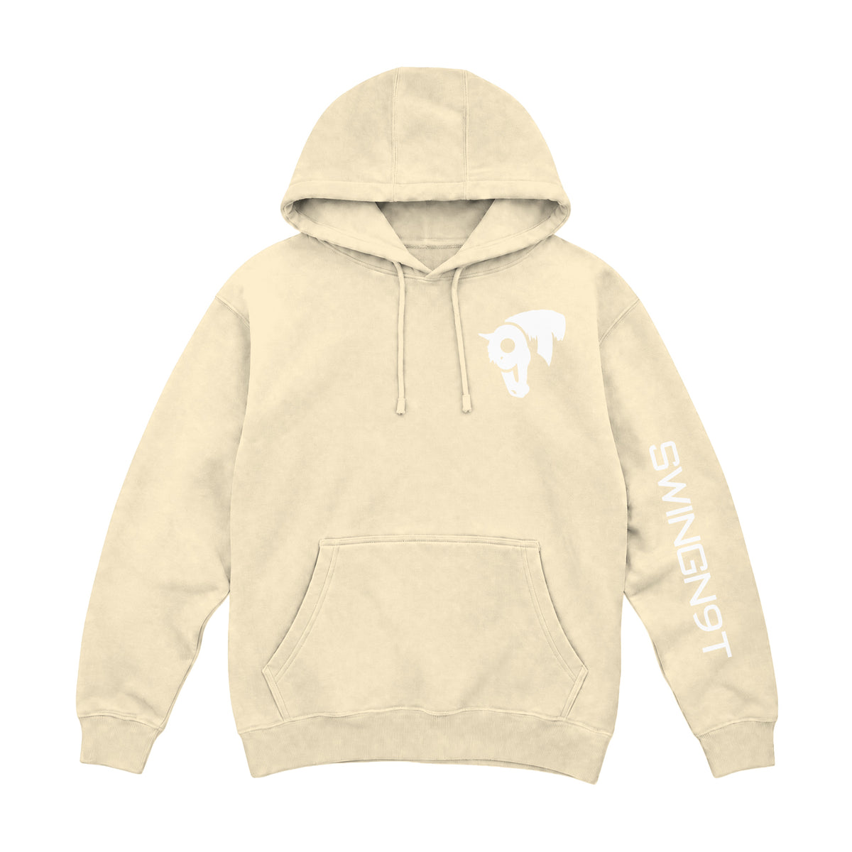 Welder Hoodie / Pina Colada / front on white