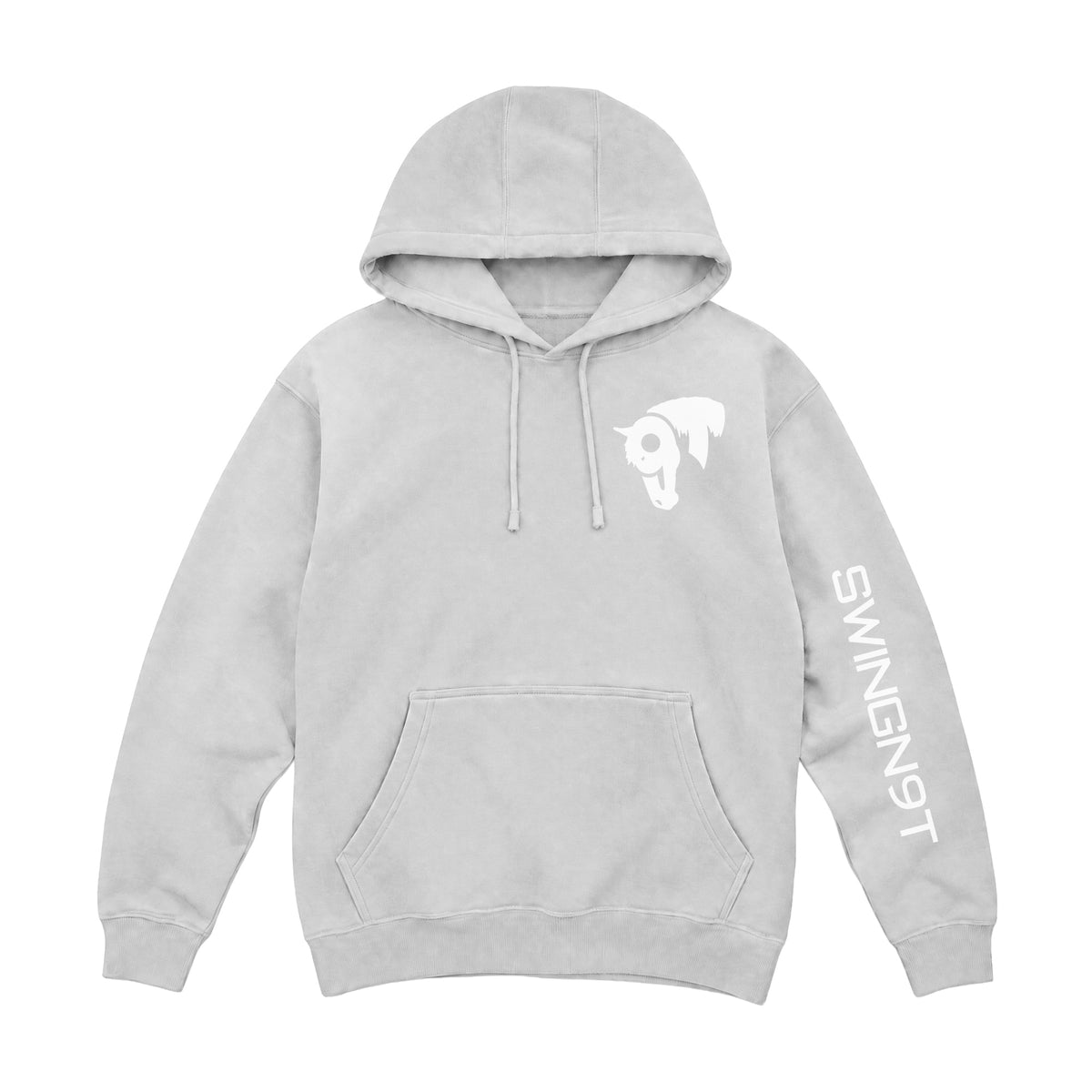 Welder Hoodie / Dove Grey / front on white
