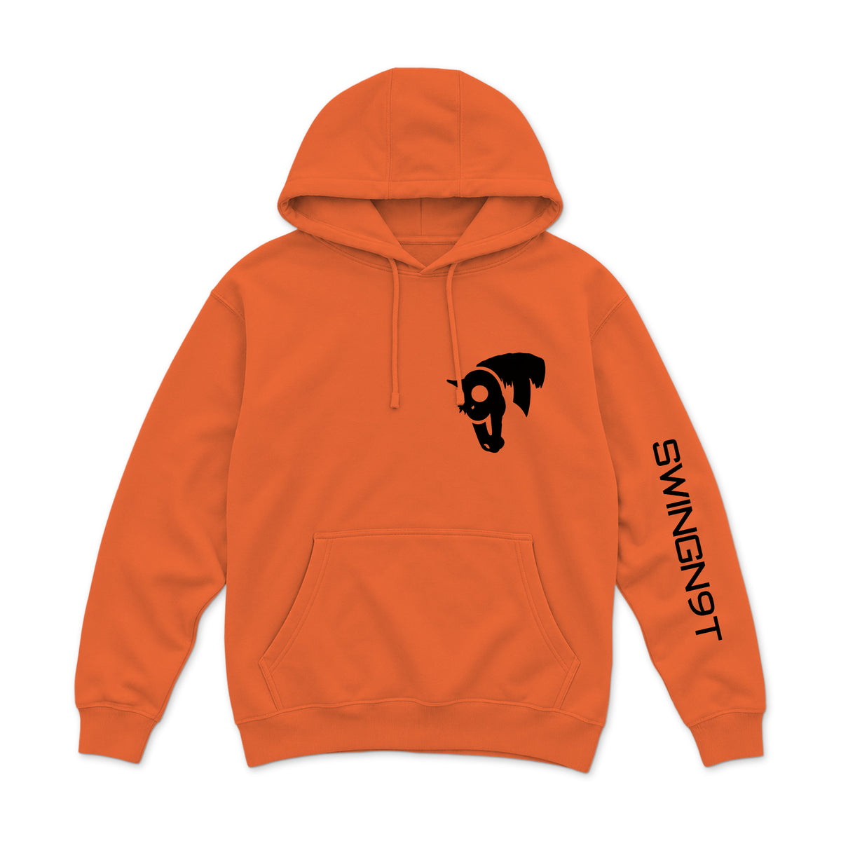 Fear No Valley Hoodie / Carrot / front on white