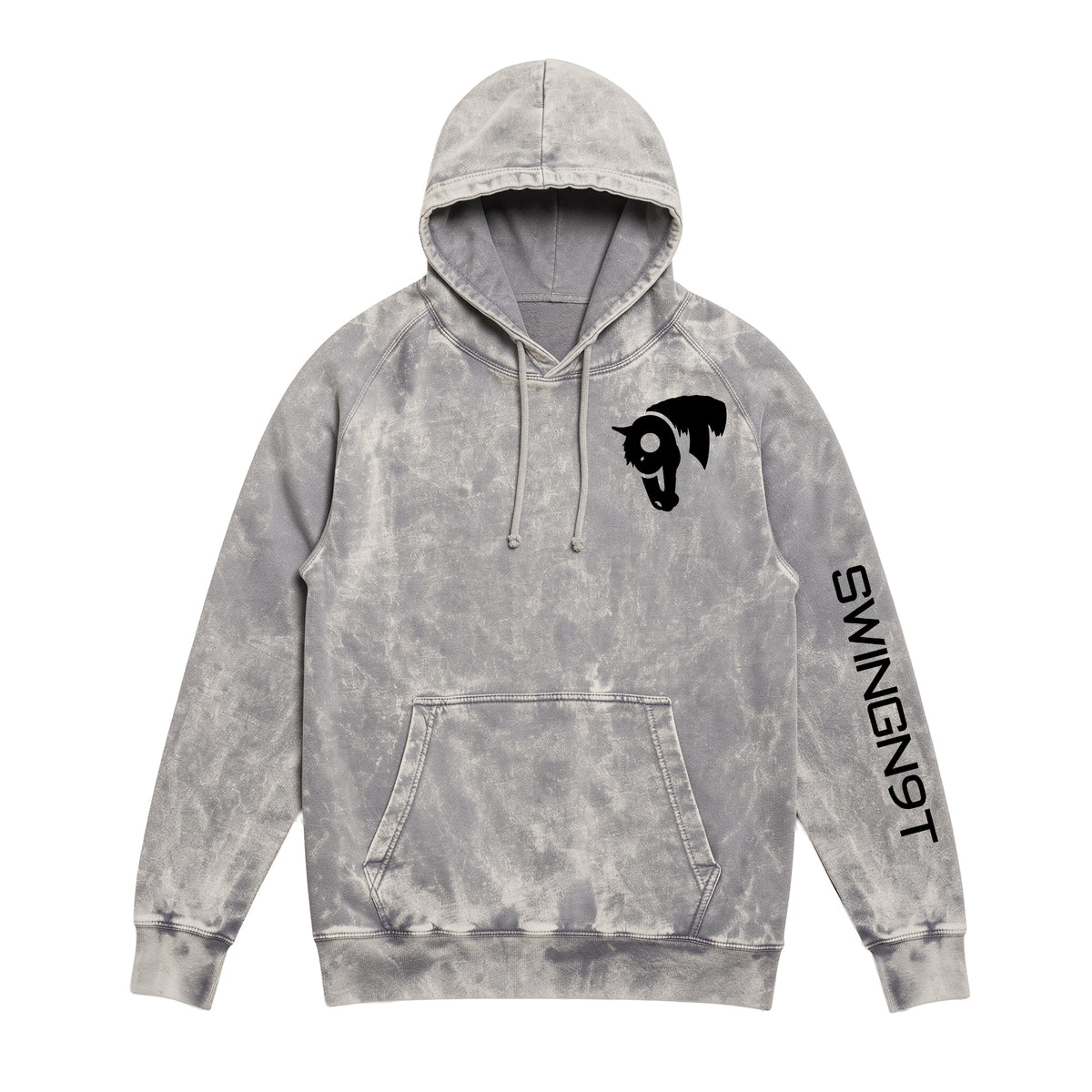 Fear No Valley Hoodie / Cloud Rock / front on white