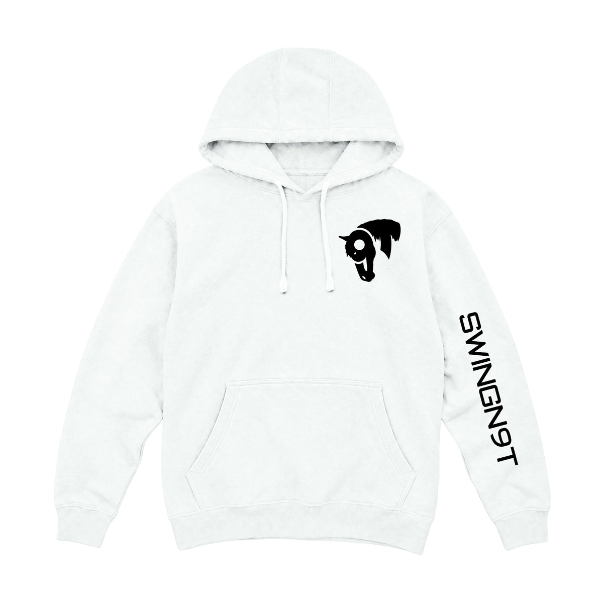 Fear No Valley Hoodie / Oatmeal Heather / front on white