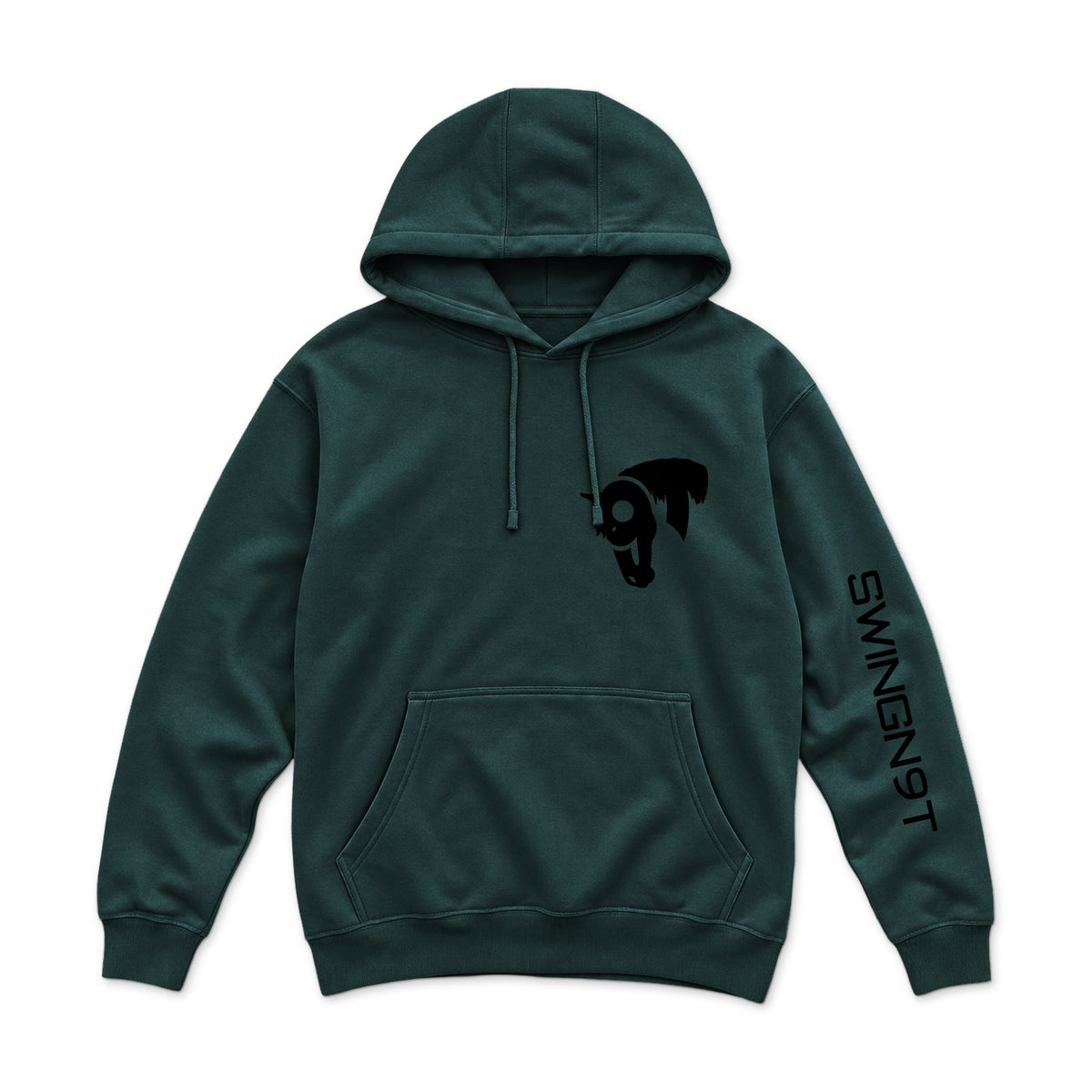 Fear No Valley Hoodie / Sport Green / front on white