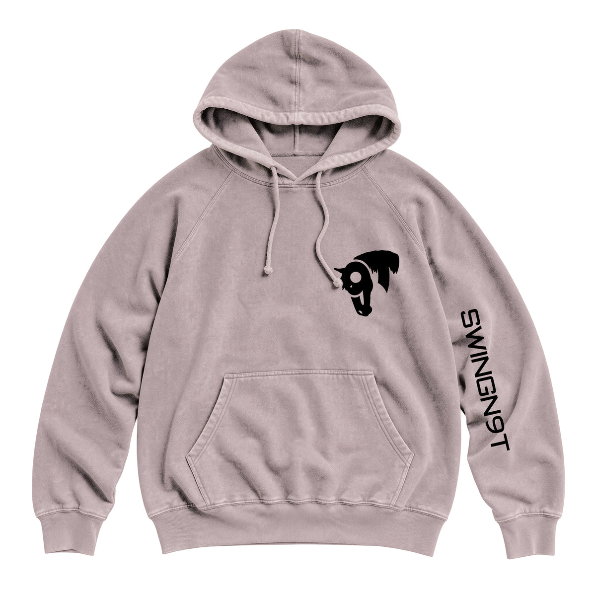 Fear No Valley Hoodie / Vintage Zinc / front on white