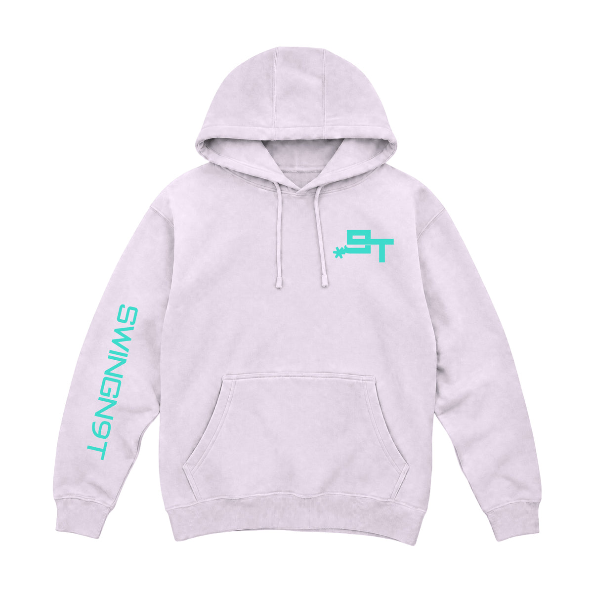 SwingN9T Hoodie / Lilac / front on white