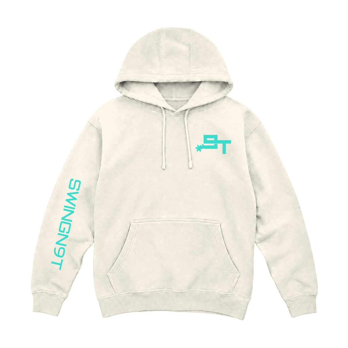 SwingN9T Hoodie / Tofu / front on white