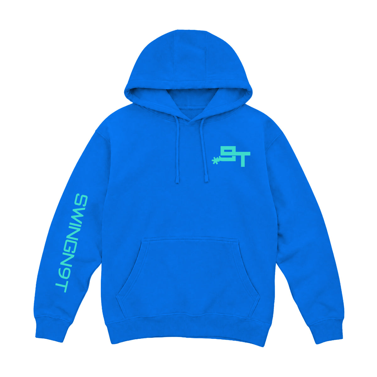 SwingN9T Hoodie / True Royal / front on white