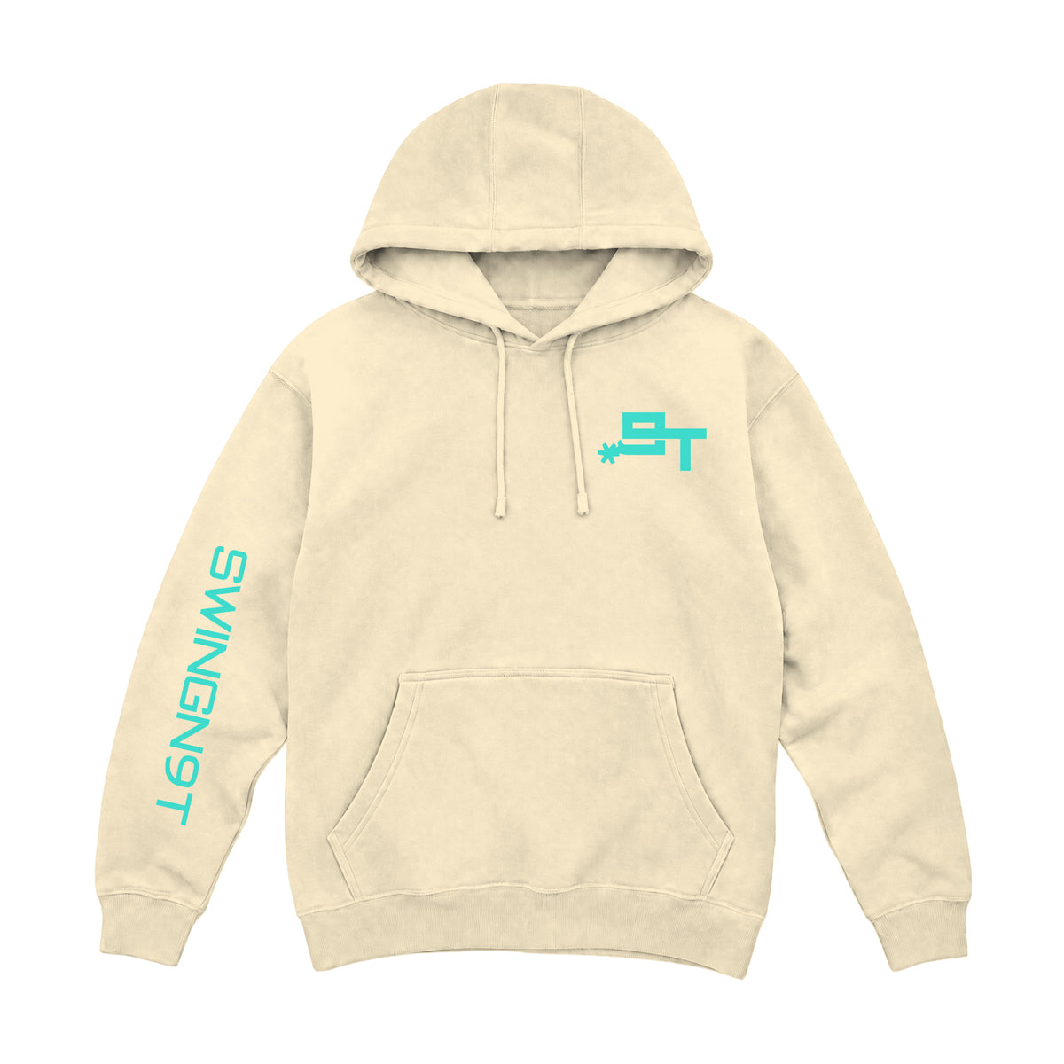 SwingN9T Hoodie / Pina Colada / front on white