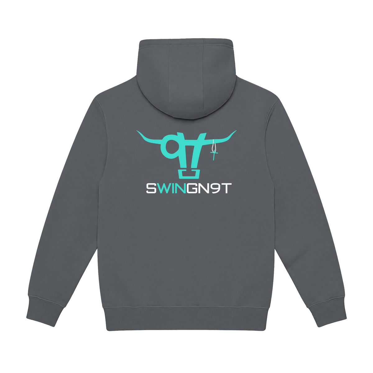 SwingN9T Hoodie / Rock / back on white
