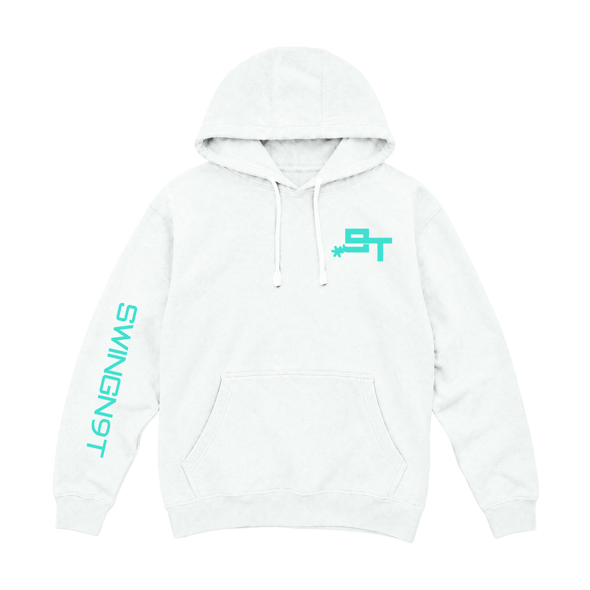 SwingN9T Hoodie / Oatmeal Heather / front on white