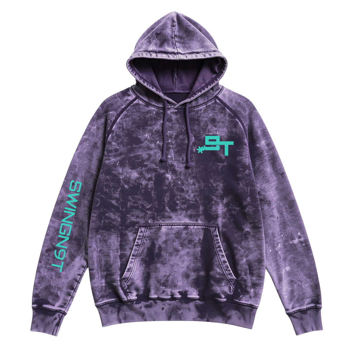 SwingN9T Hoodie / Cloud Purple / front on white