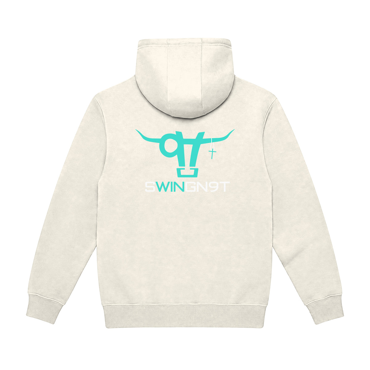SwingN9T Hoodie / Sand / back on white