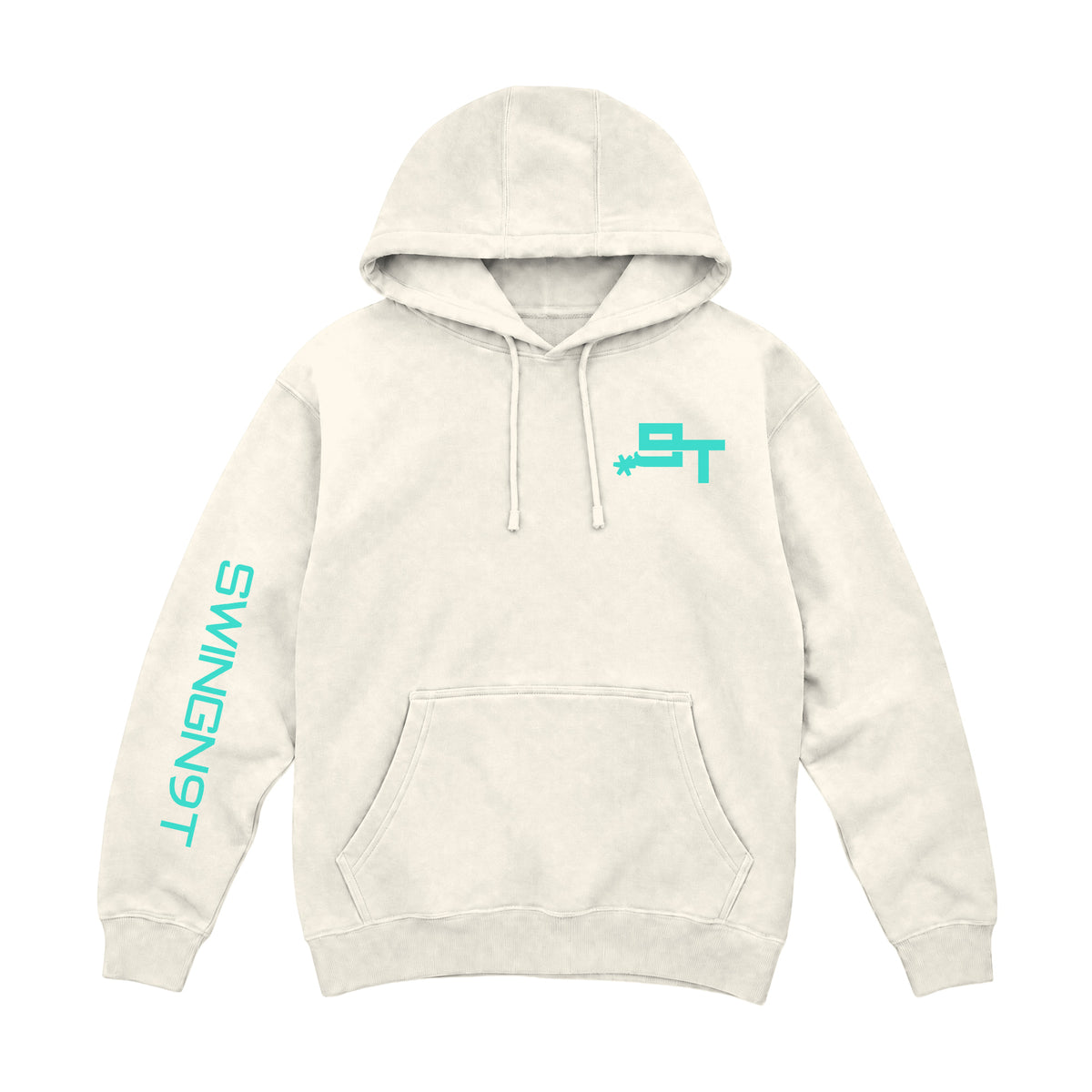 SwingN9T Hoodie / Sand / front on white