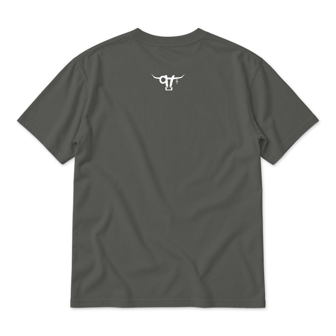 If God said it T-shirt — Pepper — front view on white