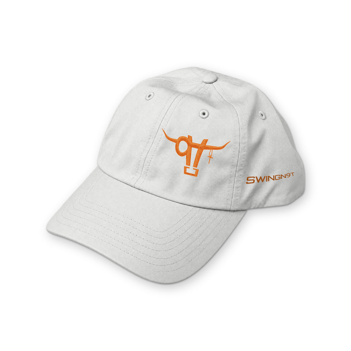 Richardson 220 (White) / White / Orange / angle on white
