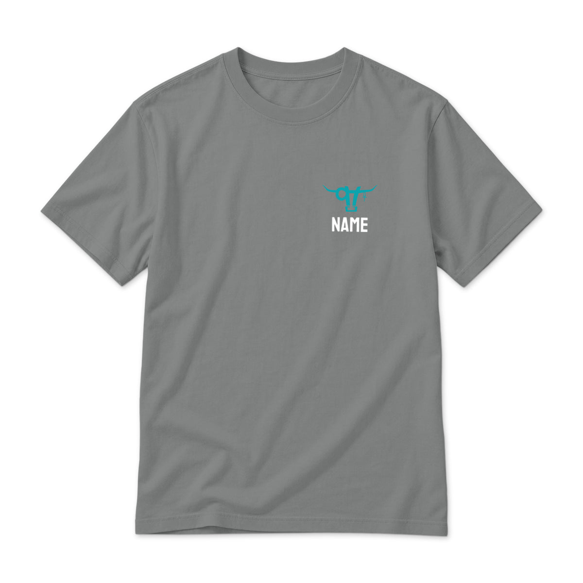 Ambassador Team T-Shirt / Graphite / front on white