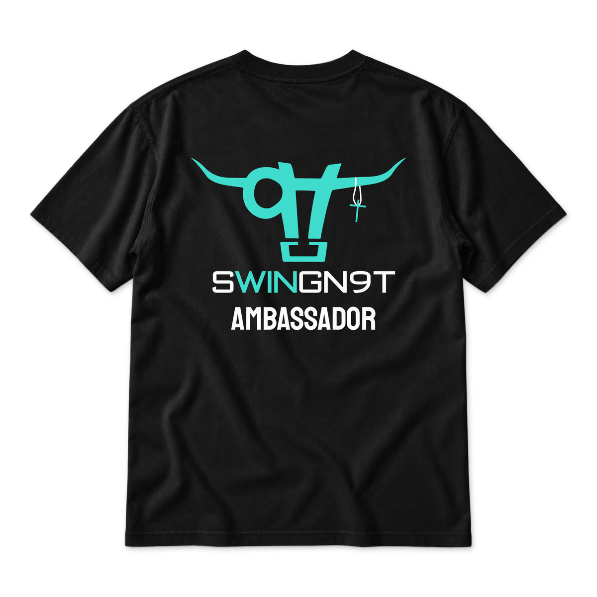 Ambassador Team T-Shirt / Black / back on white