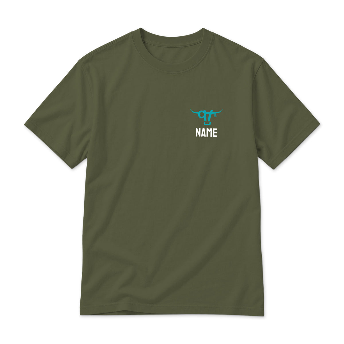 Ambassador Team T-Shirt / Sage / front on white