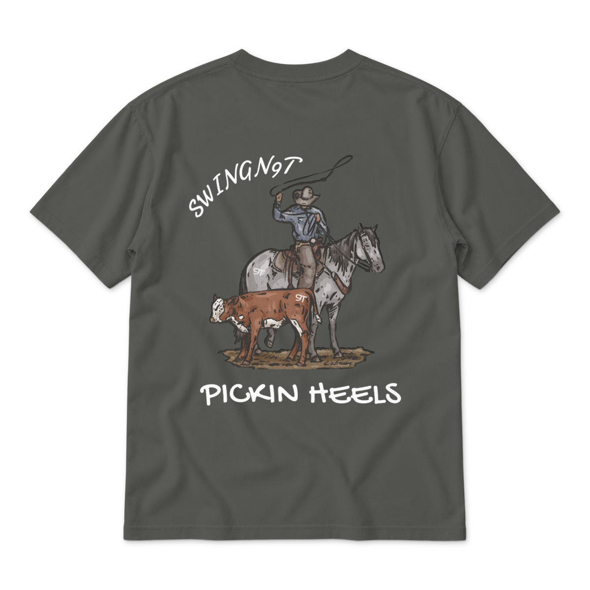 Pickin Heels / Pepper / back on white