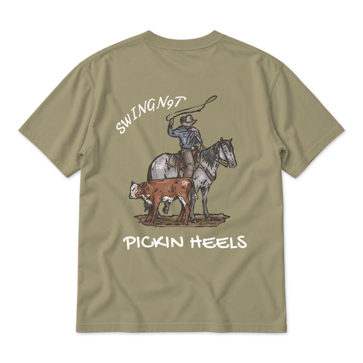 Pickin Heels / Espresso / back on white