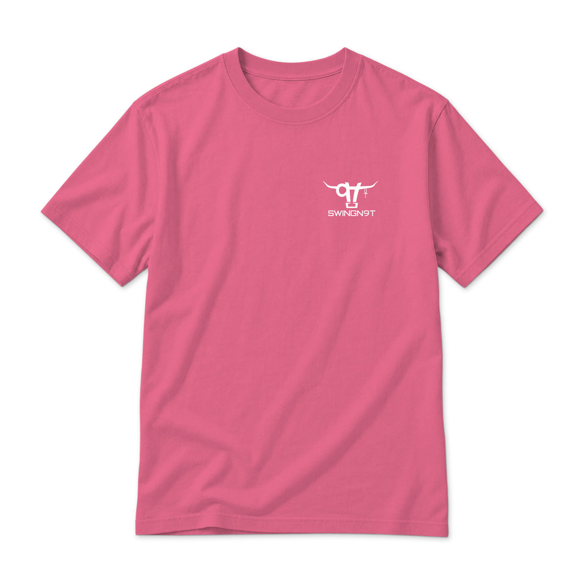 Dally Em Up T- Shirt — Light Pink — front view on white