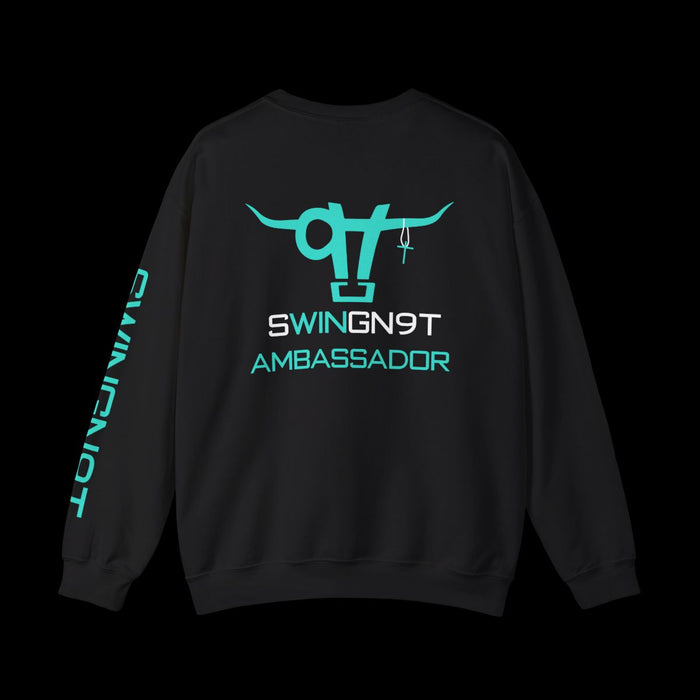 Swingn9t Ambassador Crewneck Sweatshirt - Black, back