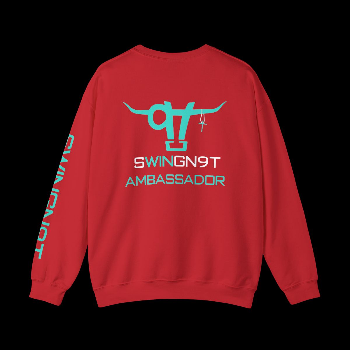 Swingn9t Ambassador Crewneck Sweatshirt - Red, back